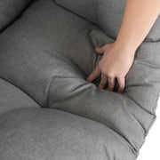 Miękkie siedzisko sofy ogrodowej KEZO – gruba i komfortowa poduszka