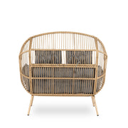 Sofa ogrodowa KEZO rattanowa – widok z tyłu