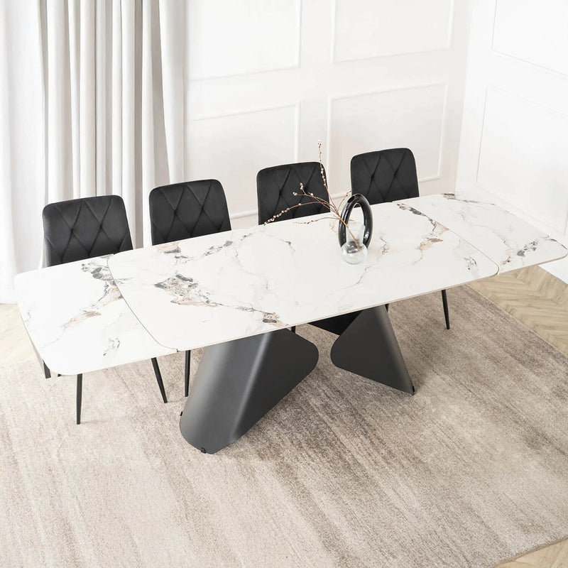Stół rozkładany Velto – nowoczesny stół ceramiczny do jadalni i salonu
