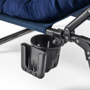 Leżak ogrodowy Sundey z uchwytem na kubek i napój